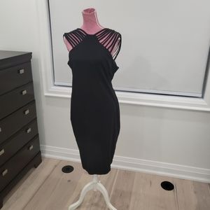 Dress with shoulder detail